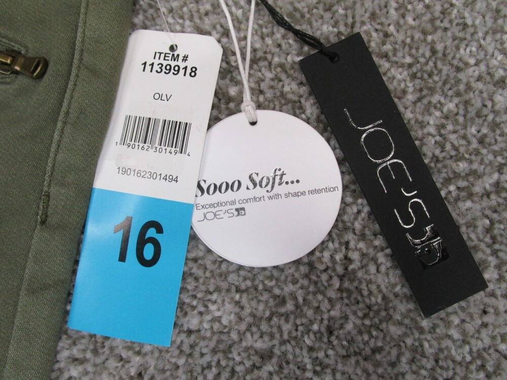 Joes Jeans Jeggings Juniors Sz 16 Green Ultimate Slim Fit Stretch Women NWT - Picture 6 of 12